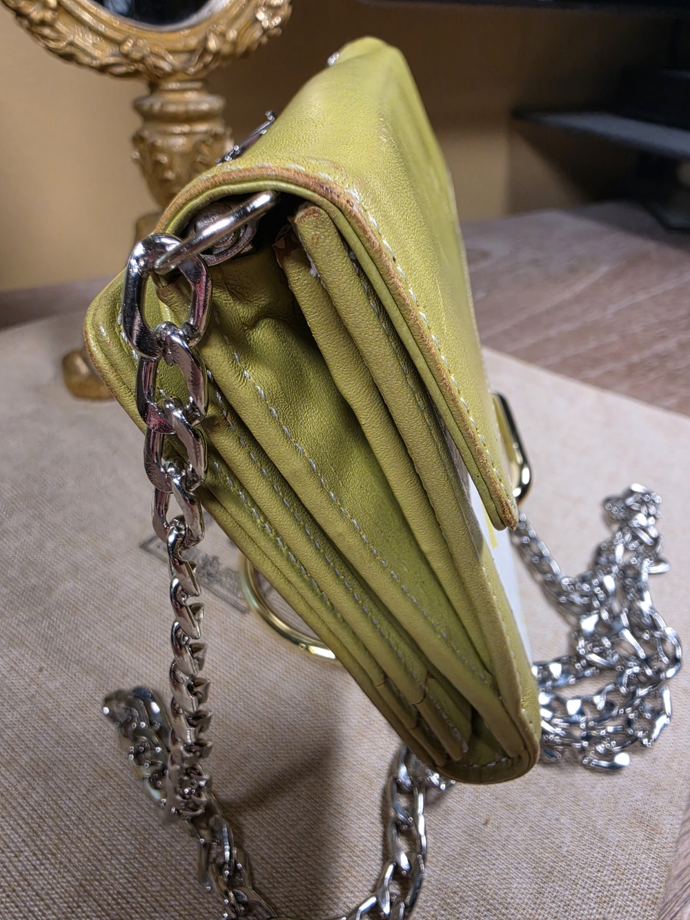 MCM Visetos Wallet w/ Unbranded Chain Strap Included (Retail $450) - Picture 7 of 10